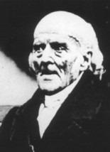 Samuel Hahnemann im Alter von 87 Jahren. Eines der ersten Fotos überhaupt